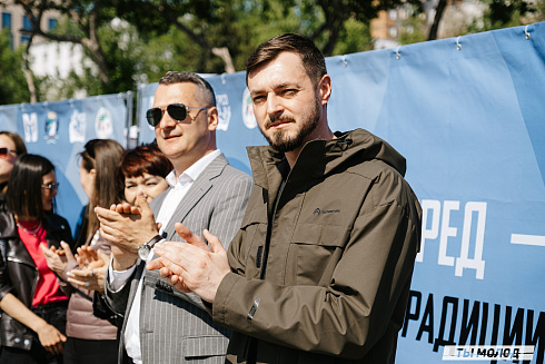 Торжественная линейка открытия Третьего Трудового Семестра для Студенческих отрядов НРО.