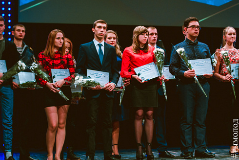 Вручение свидетельств и присвоение званий "Стипендиат мэрии Новосибирска"