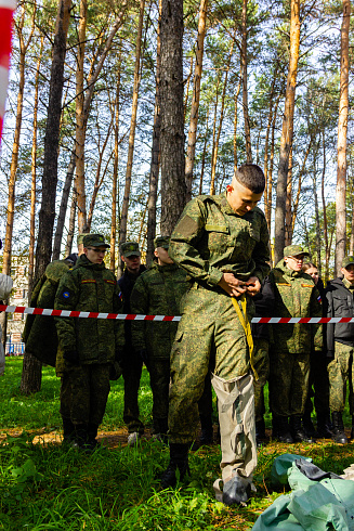 Военно-патриотическая игра "Зарница" НРО МООО РСО 