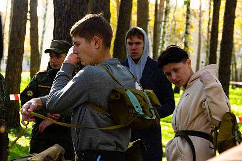 Военно-патриотическая игра "Зарница" НРО МООО РСО 